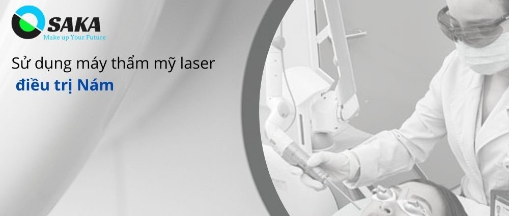 Sử dụng máy laser điều trị nám