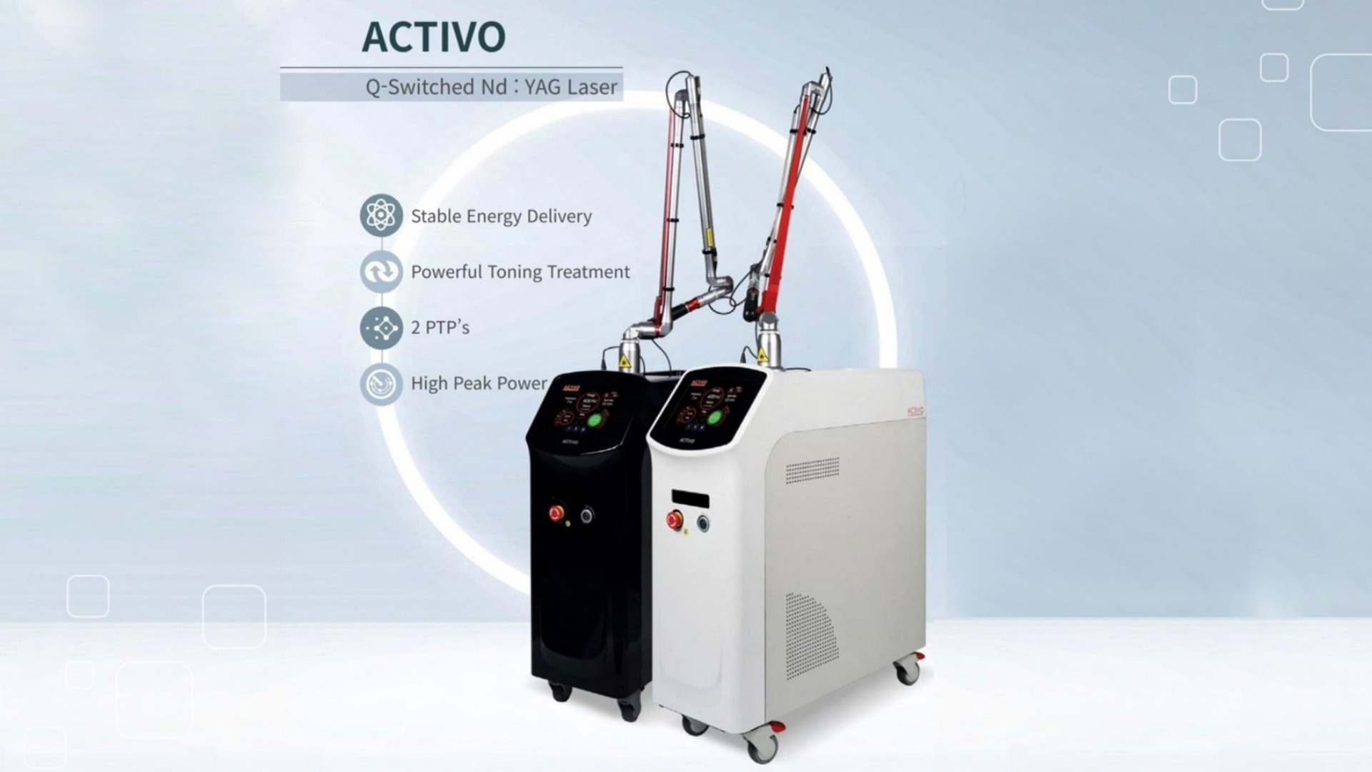 Giới thiệu máy trị nám Laser Q- Switched ND Yag Activo