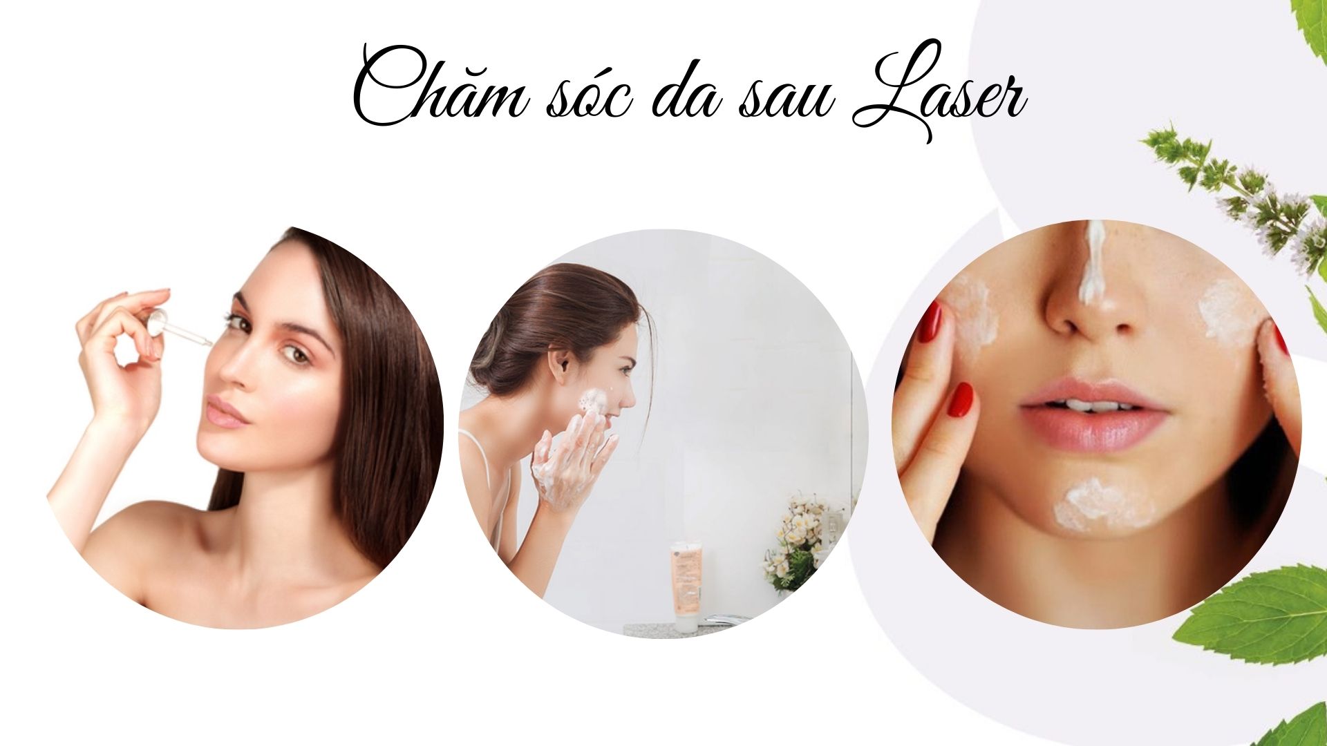 Chăm sóc da sau điều trị nám