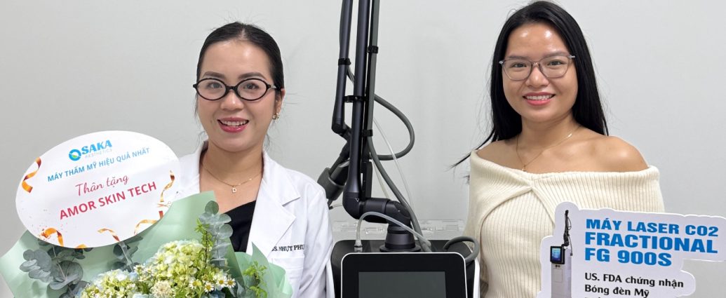 Chuyển giao công nghệ Laser CO2 Fractional tại Amor Skin Tech