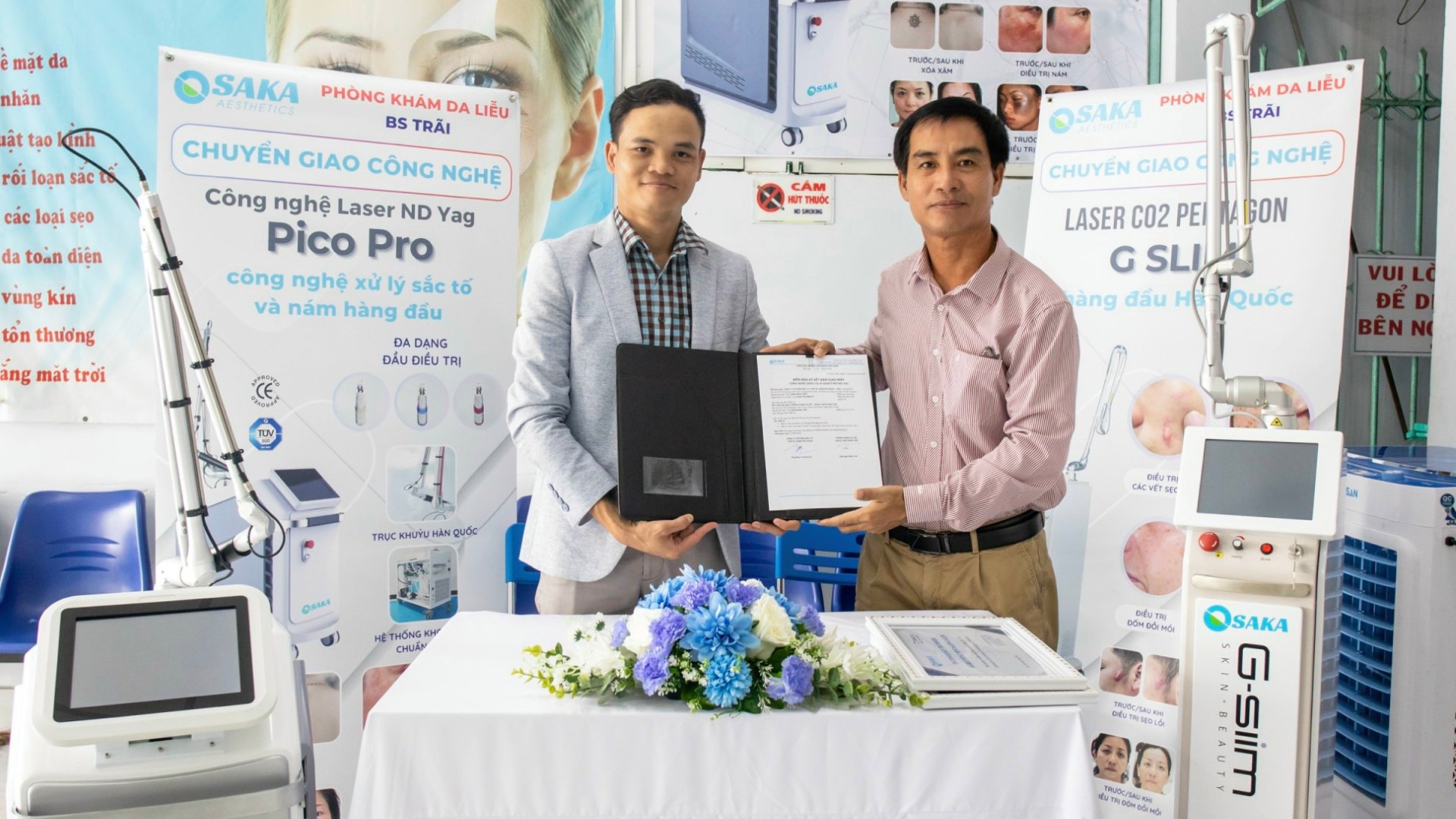 Chuyển giao công nghệ Laser Q-Switched ND YAG - Laser CO2 tại Phòng Khám Da Liễu Bác Sĩ Trãi