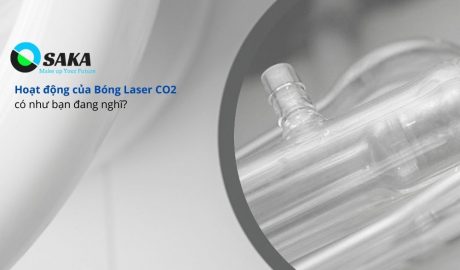 Hoạt động bóng đèn Laser CO2