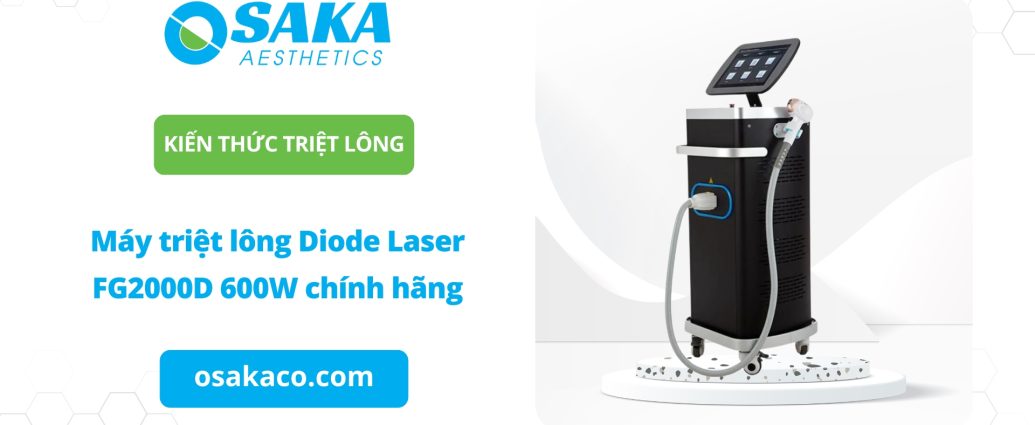Máy triệt lông Diode Laser FG2000D 600W chính hãng