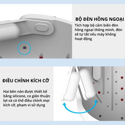 Nón Laser Mọc Tóc Giảm Dầu Chân Tóc - LESCOLTON