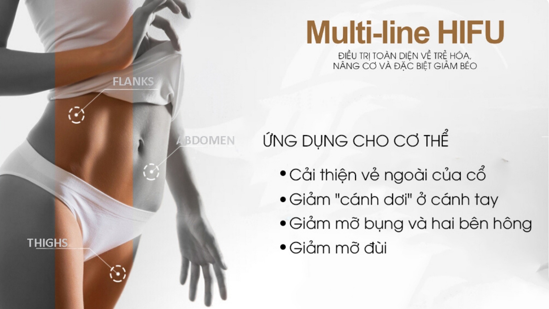 Máy nâng cơ Hifu Apolo Multilines cho cơ thể