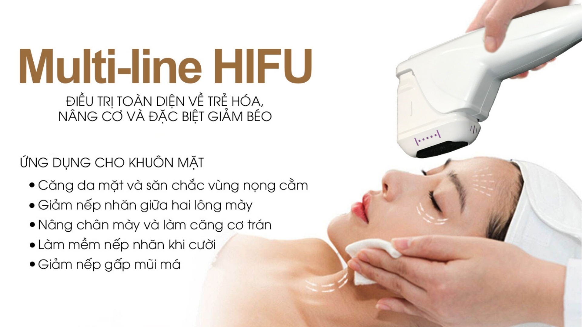 Máy Hifu Apolo Multilines nâng cơ mặt