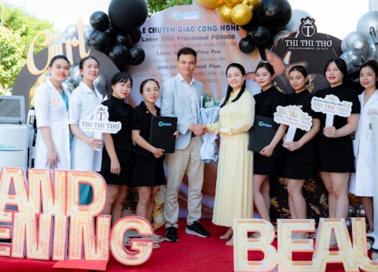 Chuyển giao công nghệ HIFU Apolo Multilines - Laser CO2 Fractional tại Thi Thi Thơ Clinic & Spa