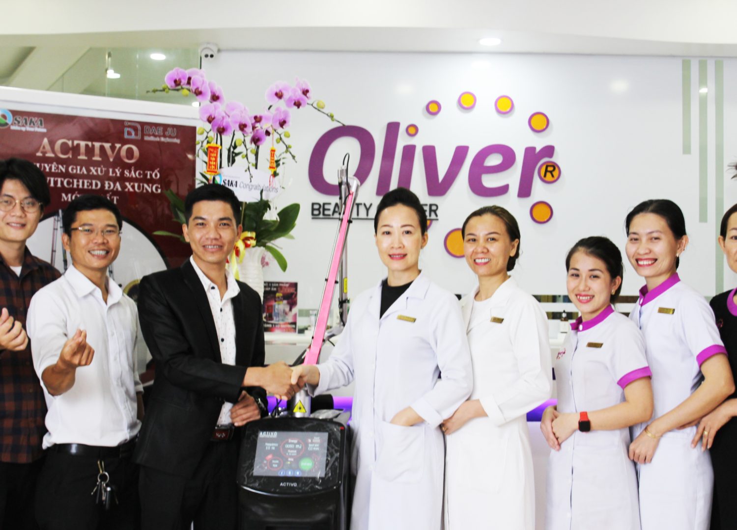 Chuyển giao công nghệ Laser Q-Switched ND YAG tại Viện Thẩm Mỹ Oliver