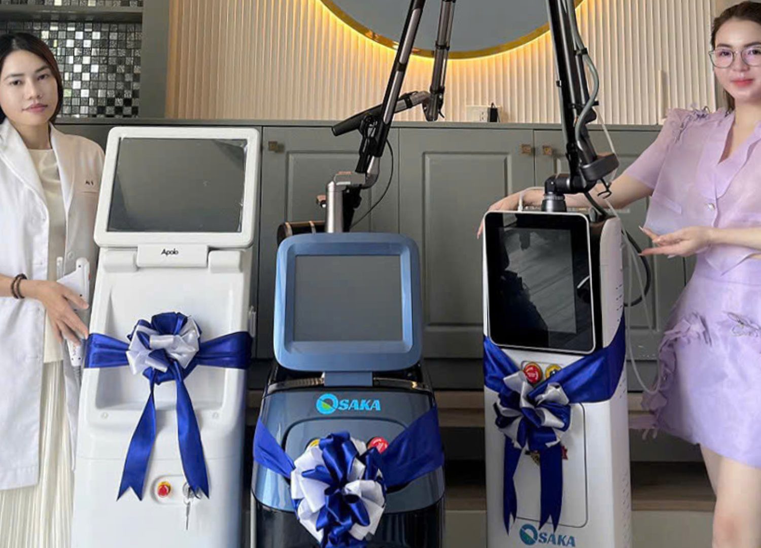 Chuyển giao công nghệ HIFU Apolo Multilines – Laser Q-Switched ND Yag – Laser CO2 Fractional tại Viện Thẩm Mỹ Quốc Tế Jolly Quảng Nam