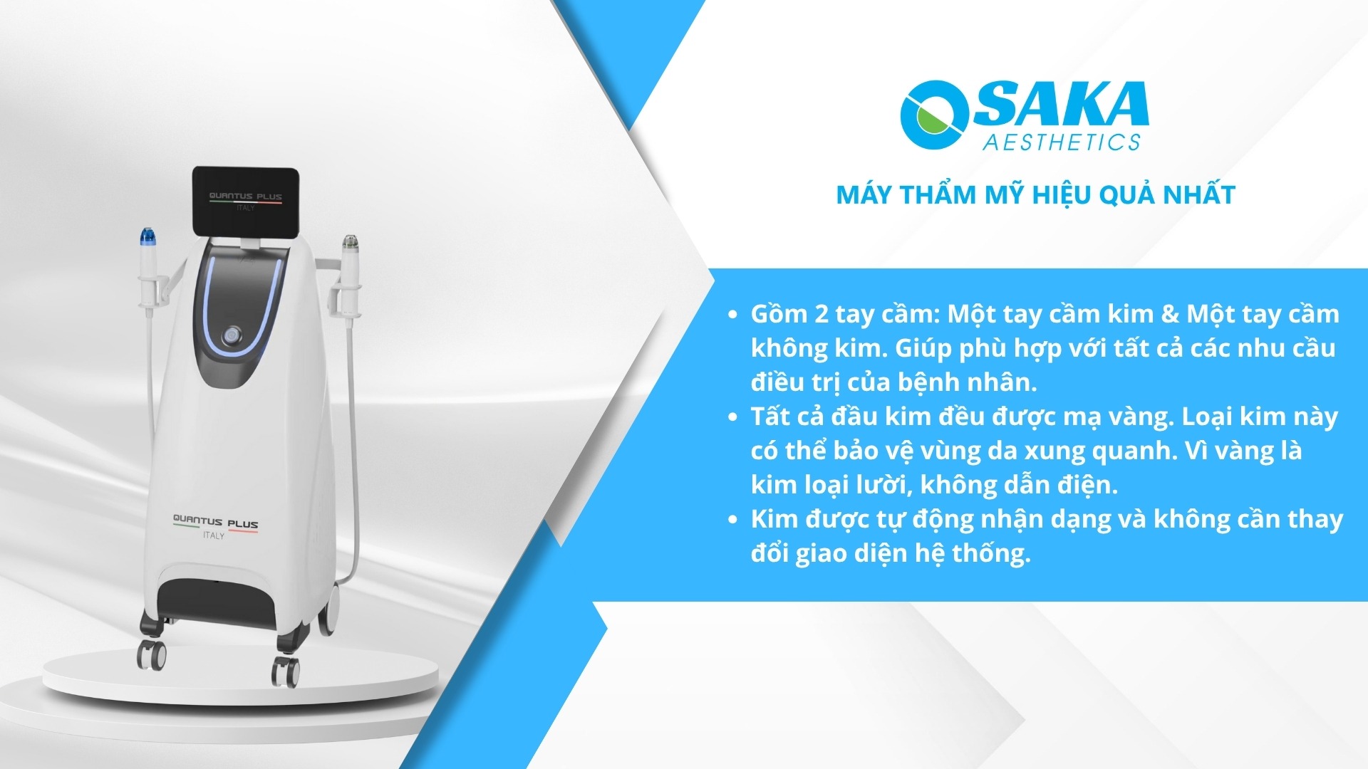 Giới Thiệu Về Máy RF Vi kim Quantus Plus Italy