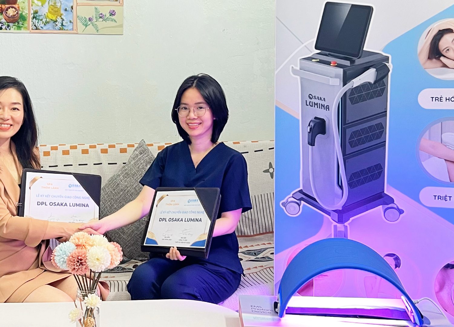 Chuyển giao công nghệ DPL tại Spa Thơm Lành