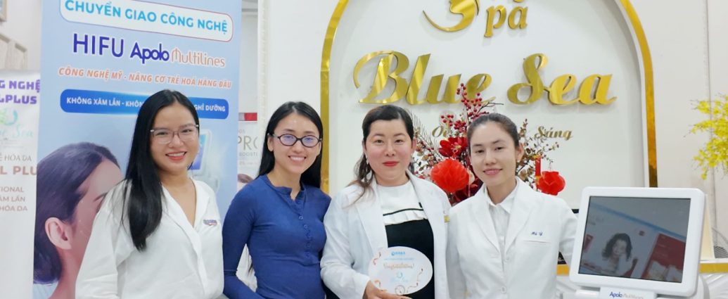 Chuyển giao công nghệ HIFU tại Spa Blue Sea