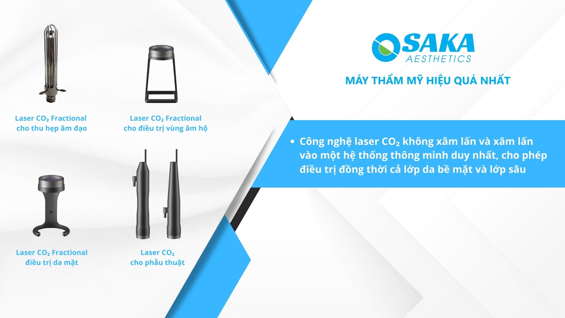 Máy Trị Sẹo, Trẻ Hóa Da Laser CO2 Fractional OSAKA DERMACLEAR Model FG900S Android Đầu điều trị Máy Trị Sẹo, Trẻ Hóa Da Laser CO2 Fractional OSAKA DERMACLEAR Model FG900S Android