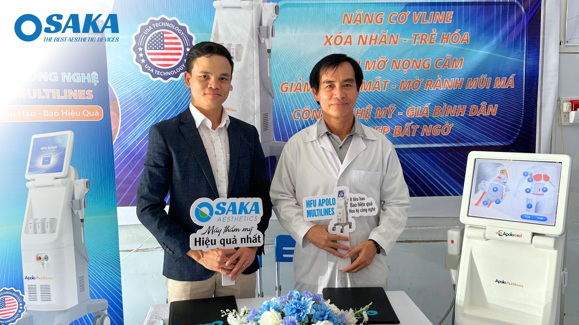 Khẳng Định Đẳng Cấp Y Khoa – OSAKA Chuyển Giao Siêu Công Nghệ HIFU Apolo Multilines Cho Phòng Khám Da Liễu Bác Sĩ Trãi PKDL Bac Si Trai 1