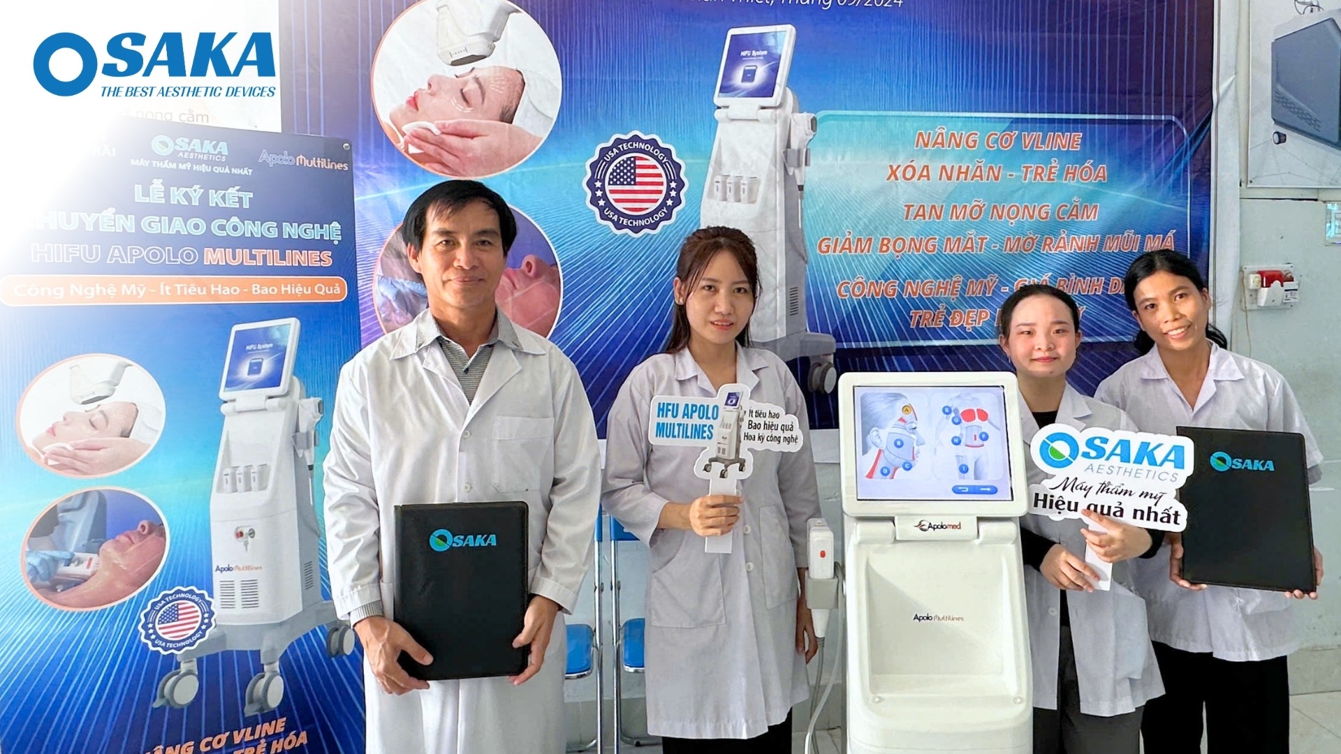 Khẳng Định Đẳng Cấp Y Khoa – OSAKA Chuyển Giao Siêu Công Nghệ HIFU Apolo Multilines Cho Phòng Khám Da Liễu Bác Sĩ Trãi PKDL Bac Si Trai 2 2