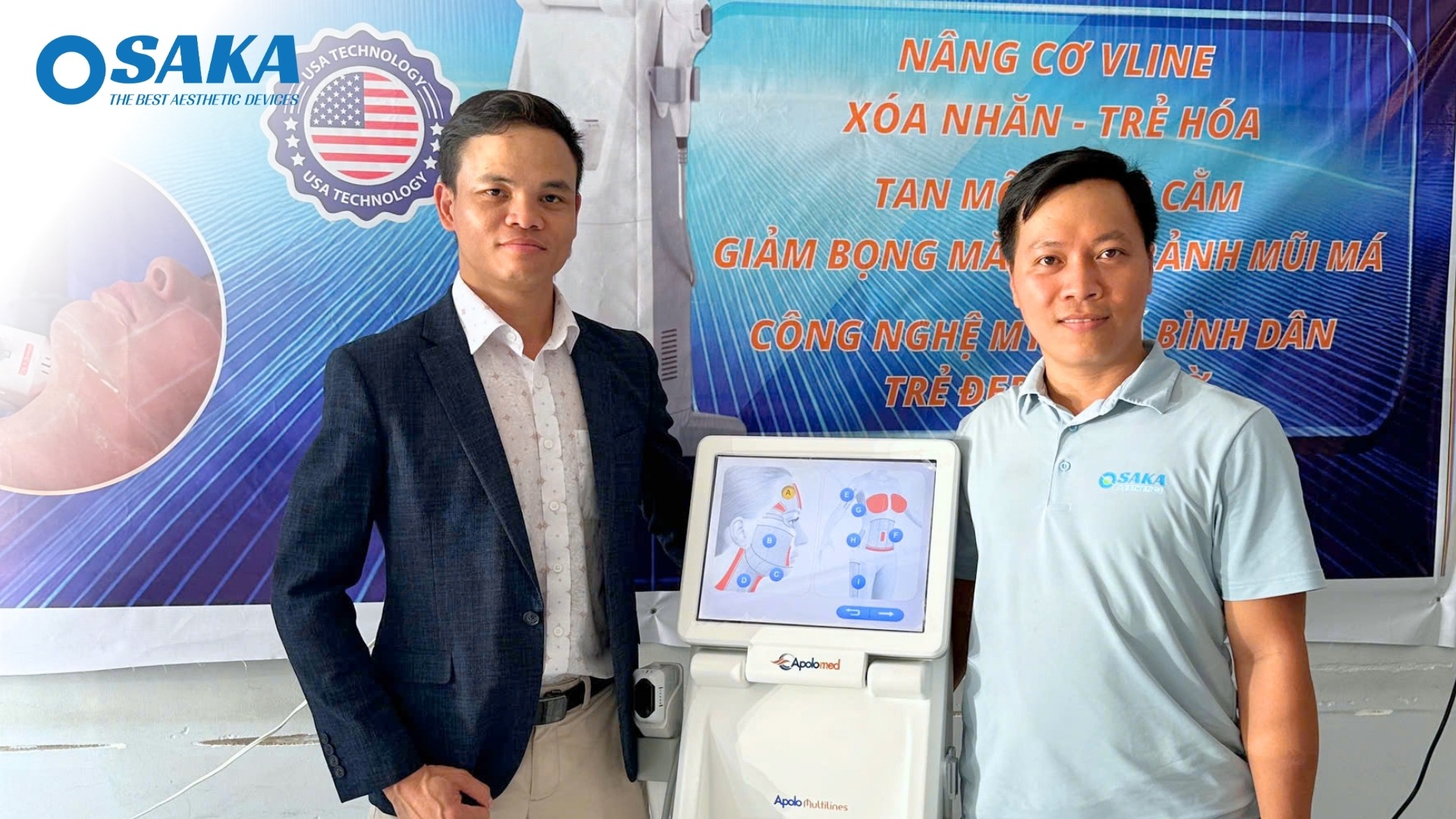 Khẳng Định Đẳng Cấp Y Khoa – OSAKA Chuyển Giao Siêu Công Nghệ HIFU Apolo Multilines Cho Phòng Khám Da Liễu Bác Sĩ Trãi PKDL Bac Si Trai 3 1