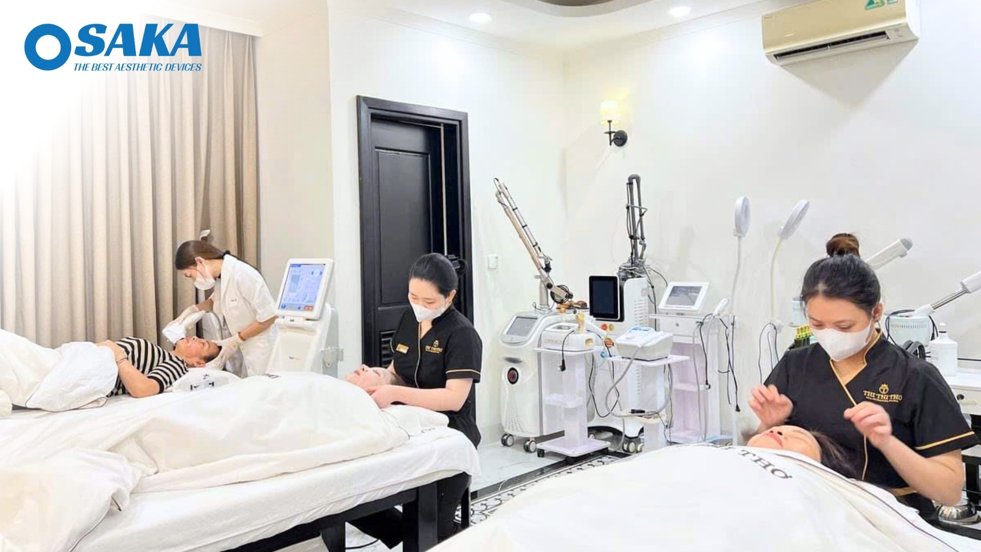 Hành Trình Nâng Tầm Thương Hiệu – OSAKA Chuyển Giao Bộ Đôi Công Nghệ HIFU Apolo Multilines & Laser CO2 Fractional Cho Thi Thi Thơ Clinic & Spa thi thi tho tho clinic2 1