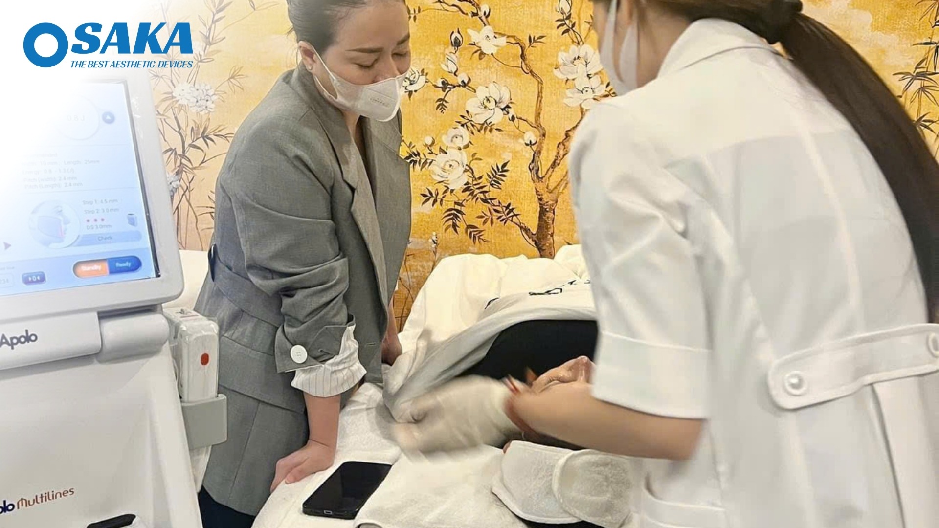 Hành Trình Nâng Tầm Thương Hiệu – OSAKA Chuyển Giao Bộ Đôi Công Nghệ HIFU Apolo Multilines & Laser CO2 Fractional Cho Thi Thi Thơ Clinic & Spa thi thi tho tho clinic3 1