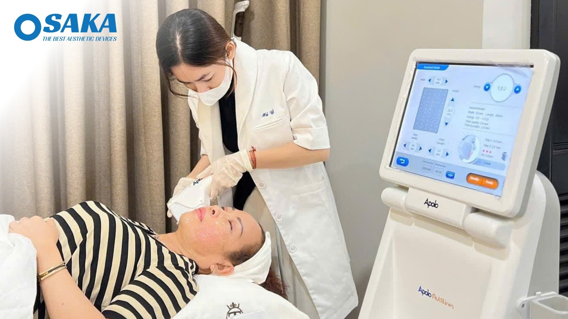 Hành Trình Nâng Tầm Thương Hiệu – OSAKA Chuyển Giao Bộ Đôi Công Nghệ HIFU Apolo Multilines & Laser CO2 Fractional Cho Thi Thi Thơ Clinic & Spa thi thi tho tho clinic5