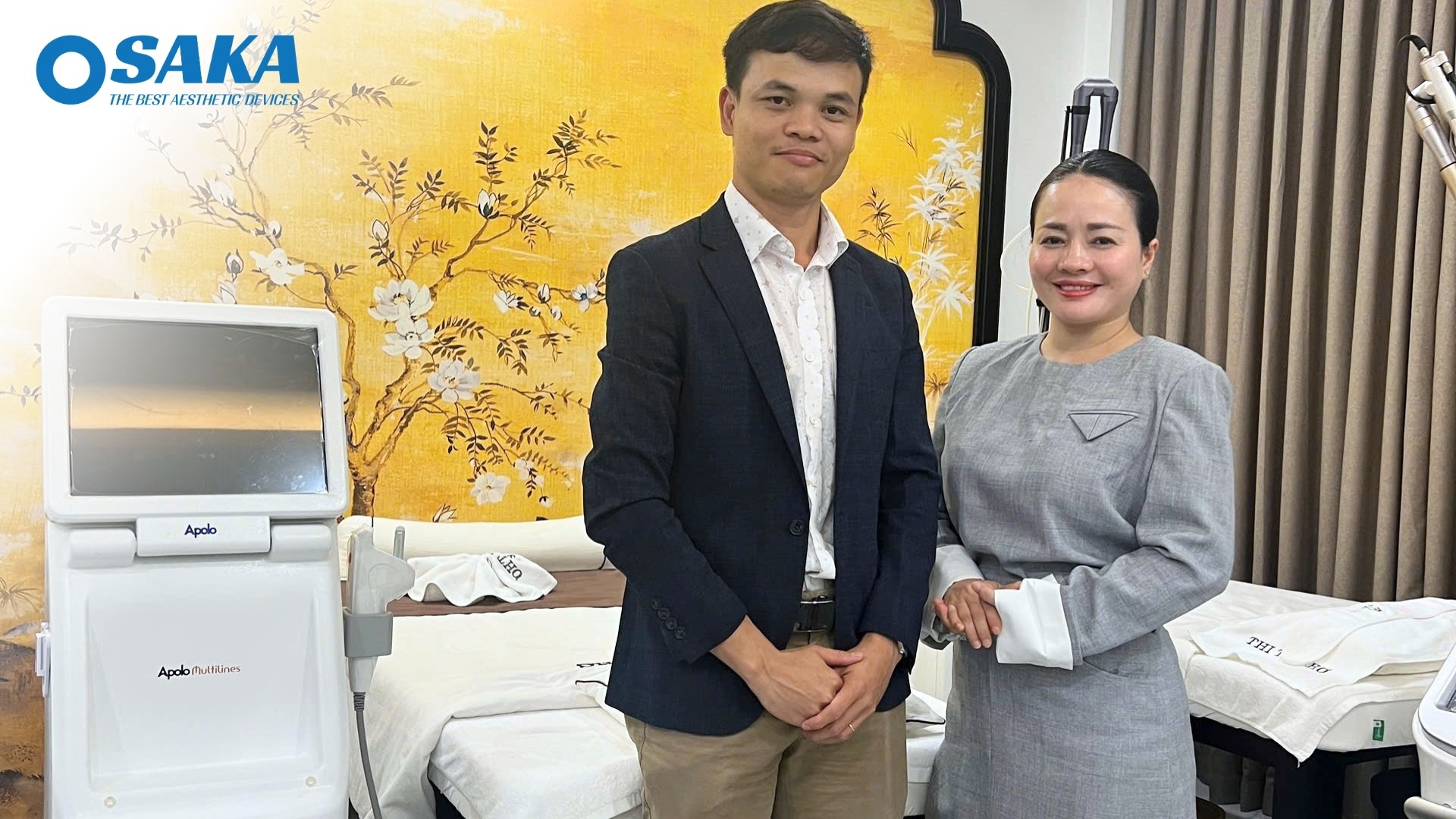 Hành Trình Nâng Tầm Thương Hiệu – OSAKA Chuyển Giao Bộ Đôi Công Nghệ HIFU Apolo Multilines & Laser CO2 Fractional Cho Thi Thi Thơ Clinic & Spa thi thi tho tho clinic6