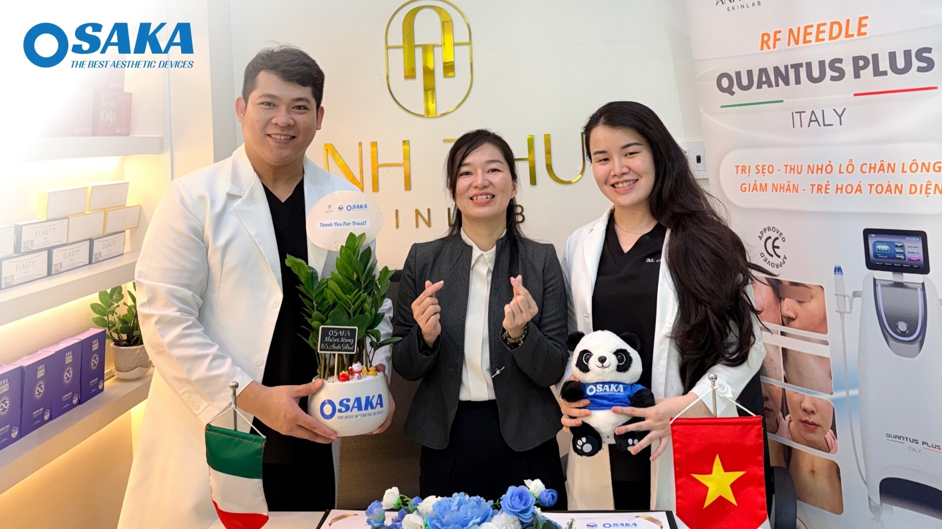 ANH THƯ SKINLAB Đột Phá Chuẩn Mực Trẻ Hóa & Tái Tạo Da Cùng Công Nghệ RF Needle Quantus Plus Italy ANH THU SKINLAB 4