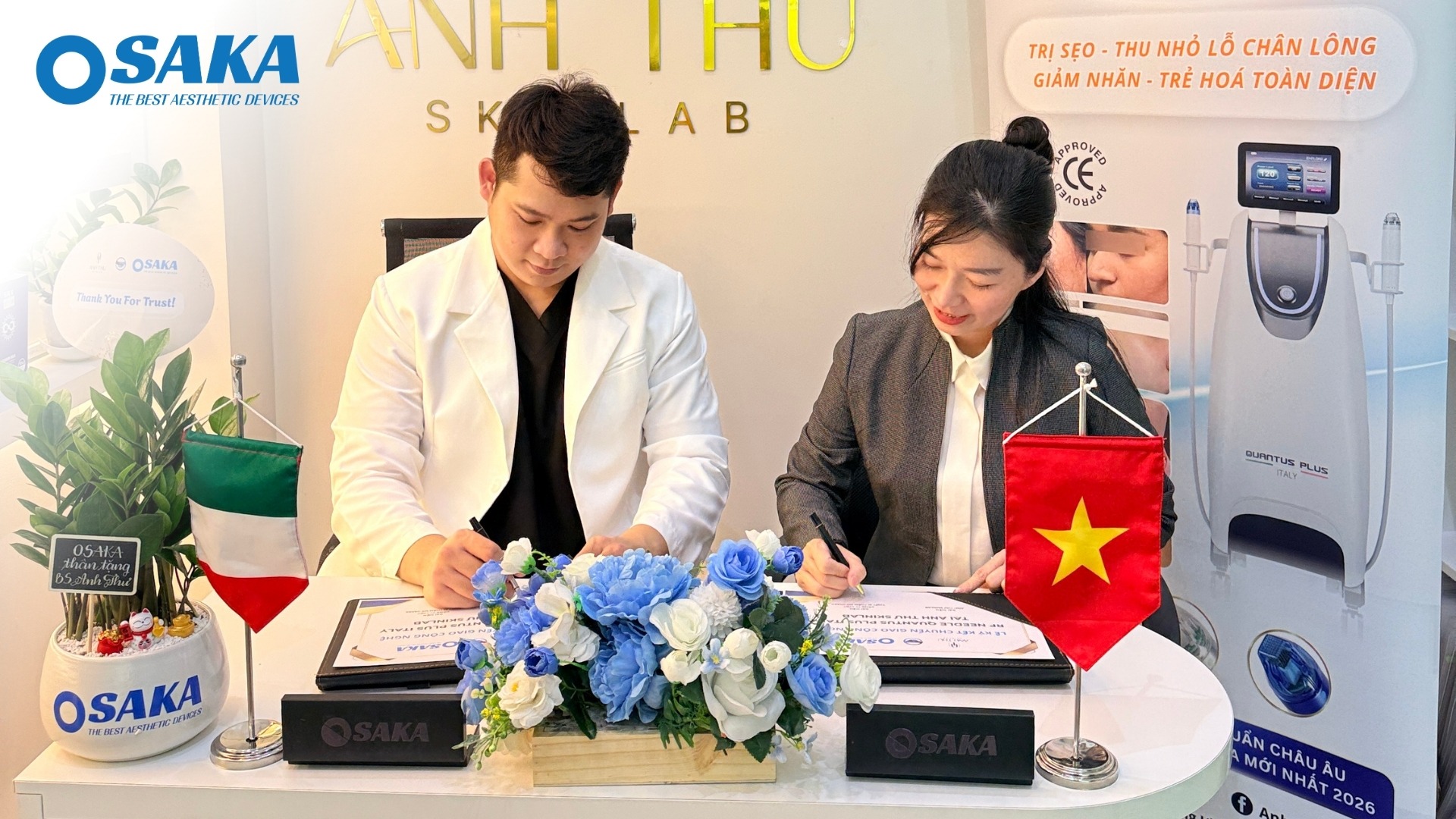 ANH THƯ SKINLAB Đột Phá Chuẩn Mực Trẻ Hóa & Tái Tạo Da Cùng Công Nghệ RF Needle Quantus Plus Italy ANH THU SKINLAB 7