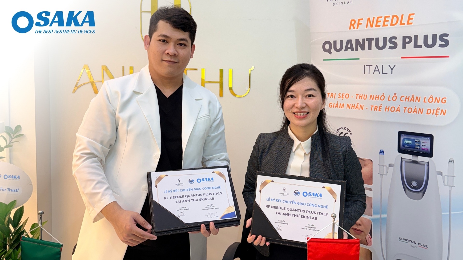 ANH THƯ SKINLAB Đột Phá Chuẩn Mực Trẻ Hóa & Tái Tạo Da Cùng Công Nghệ RF Needle Quantus Plus Italy ANH THU SKINLAB 8