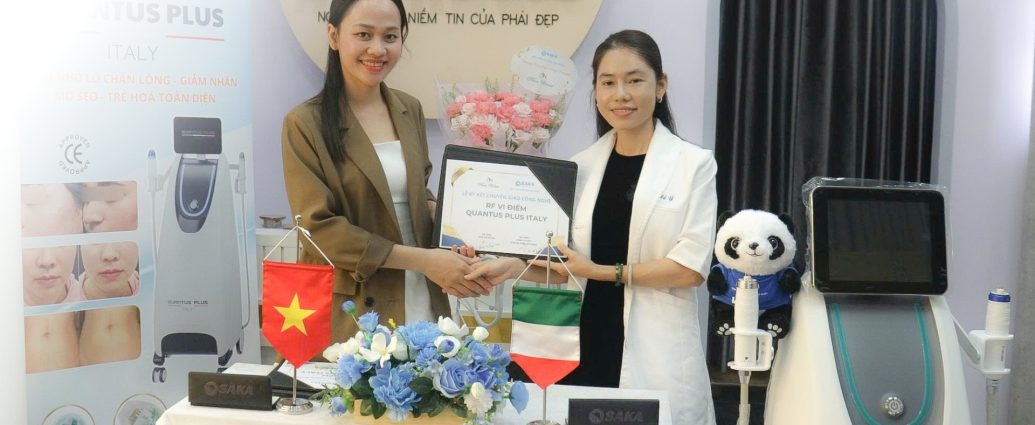 Kiến Tạo Làn Da Không Khuyết Điểm – OSAKA Chuyển Giao Độc Quyền Công Nghệ RF VI ĐIỂM QUANTUS PLUS ITALY Cho ANN HOUSE ANN HOUSE 1