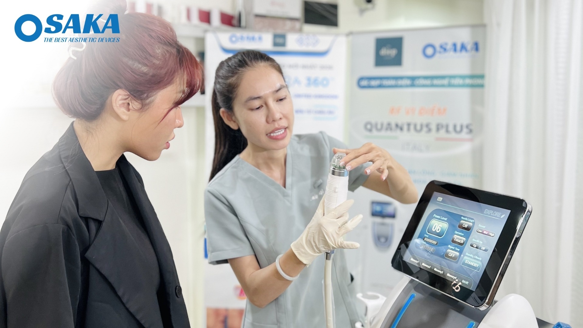 Kiến Tạo Làn Da Không Khuyết Điểm - OSAKA Chuyển Giao Độc Quyền Bộ Đôi Công Nghệ BTL EXILIS 360 Và RF VI ĐIỂM QUANTUS PLUS ITALY Cho DIEP AESTHETIC DIEP AESTHETIC 4