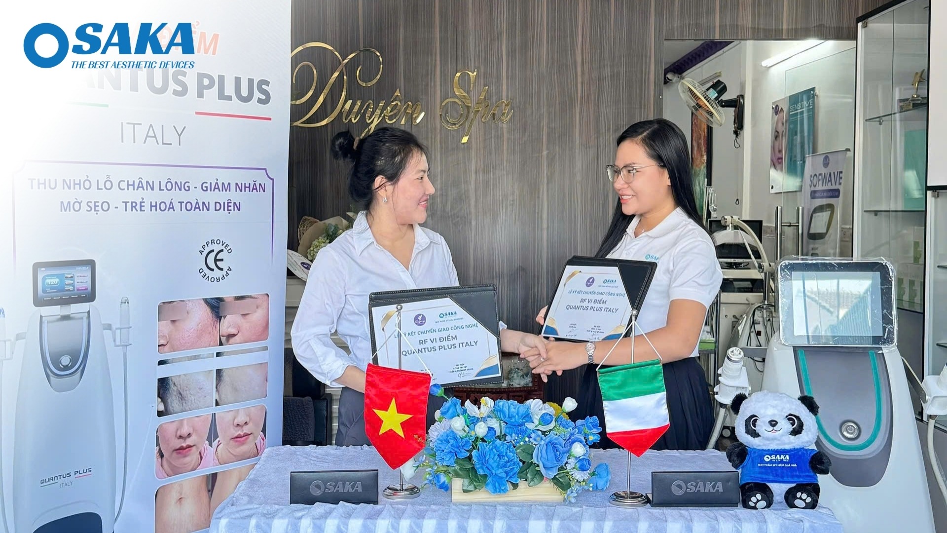 Làm Chủ Tri Thức Lâm Sàng – OSAKA Chuyển Giao Công Nghệ RF VI ĐIỂM QUANTUS PLUS ITALY Cho DUYÊN SPA DUYEN SPA MY THO 4