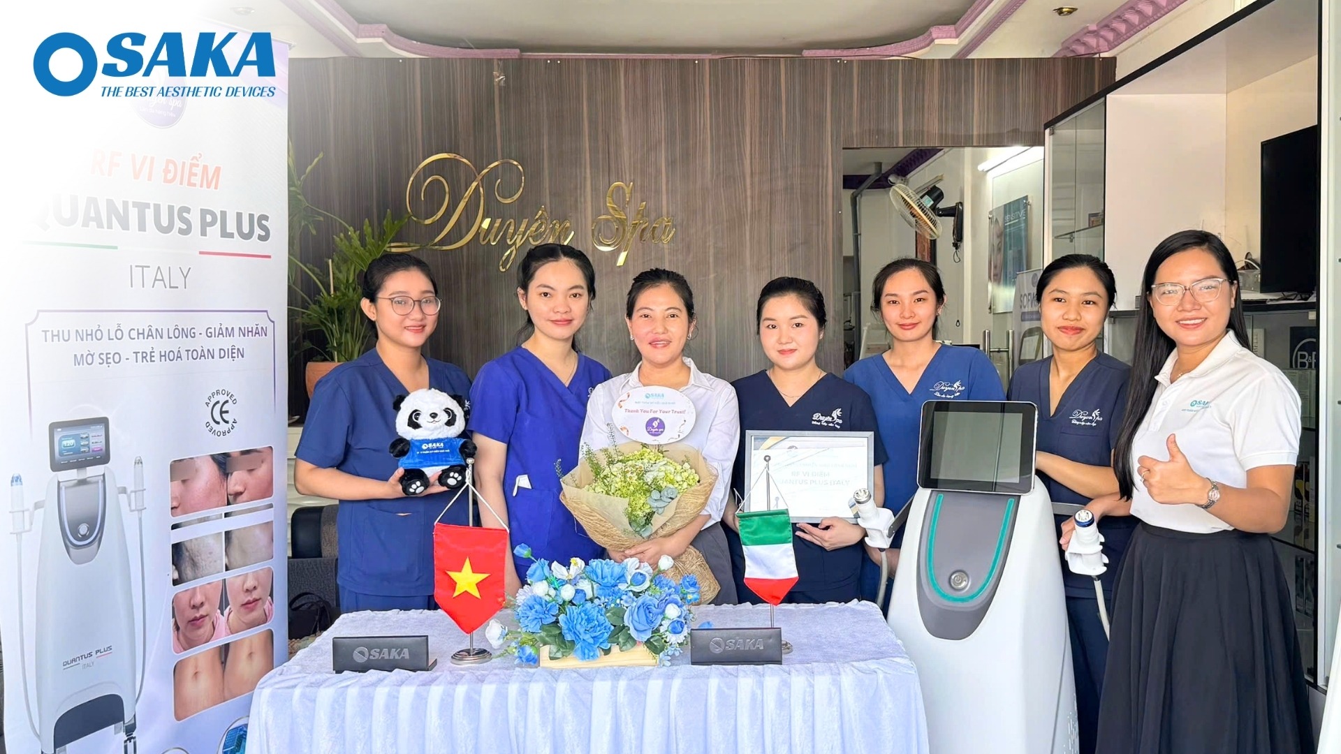 Làm Chủ Tri Thức Lâm Sàng – OSAKA Chuyển Giao Công Nghệ RF VI ĐIỂM QUANTUS PLUS ITALY Cho DUYÊN SPA DUYEN SPA MY THO 7
