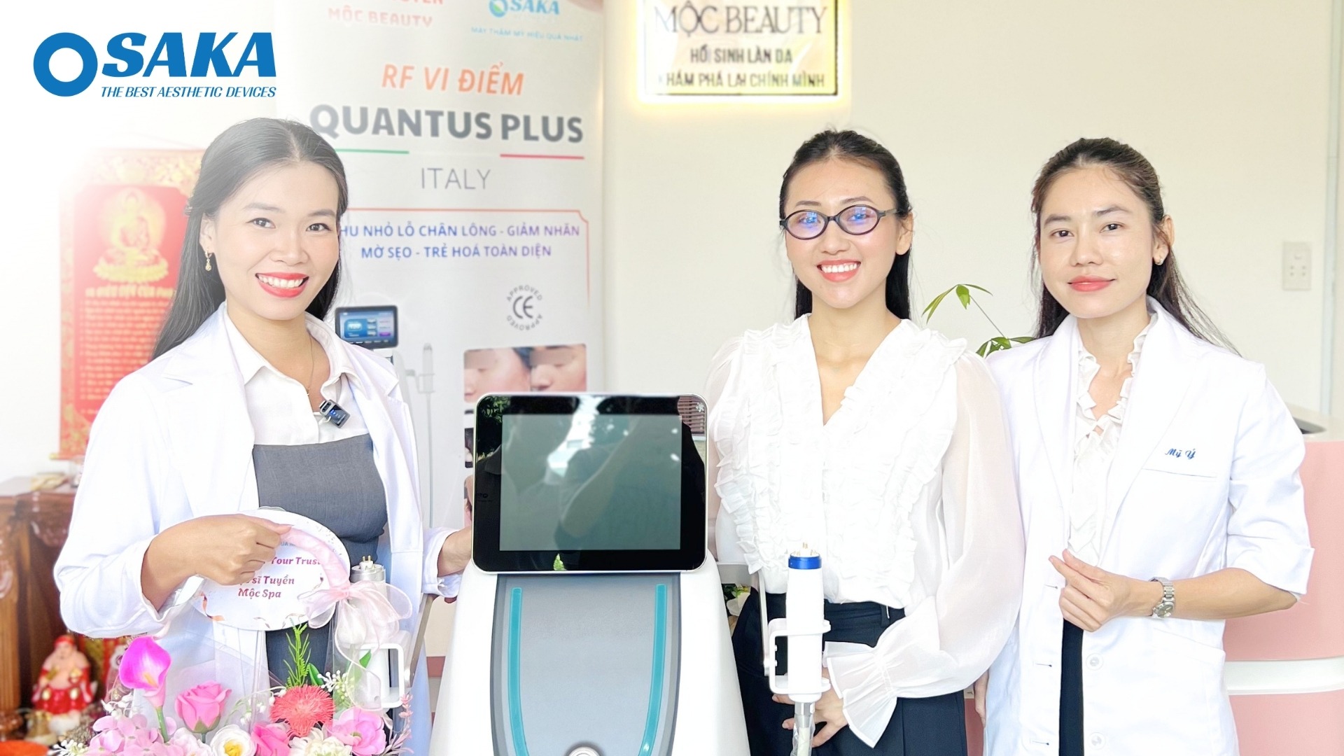 Chuẩn Hoá Tư Duy Lâm Sàng – OSAKA Chuyển Giao Hệ Thống RF VI ĐIỂM QUANTUS PLUS ITALY Cho MỘC BEAUTY SPA MOC BEAUTY 10