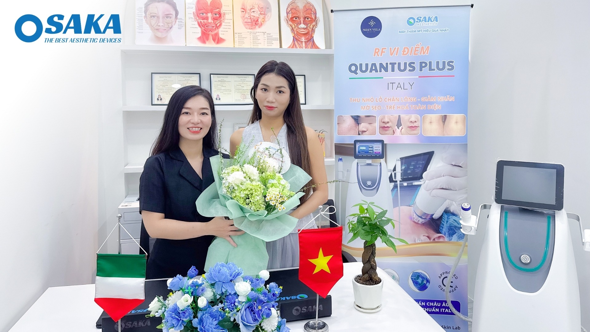 Ngân Vela Spa Nâng Cấp Liệu Trình Trẻ Hóa & Điều Trị Làn Da Với Công Nghệ RF Vi Điểm QUANTUS PLUS ITALY NGANVELA 12