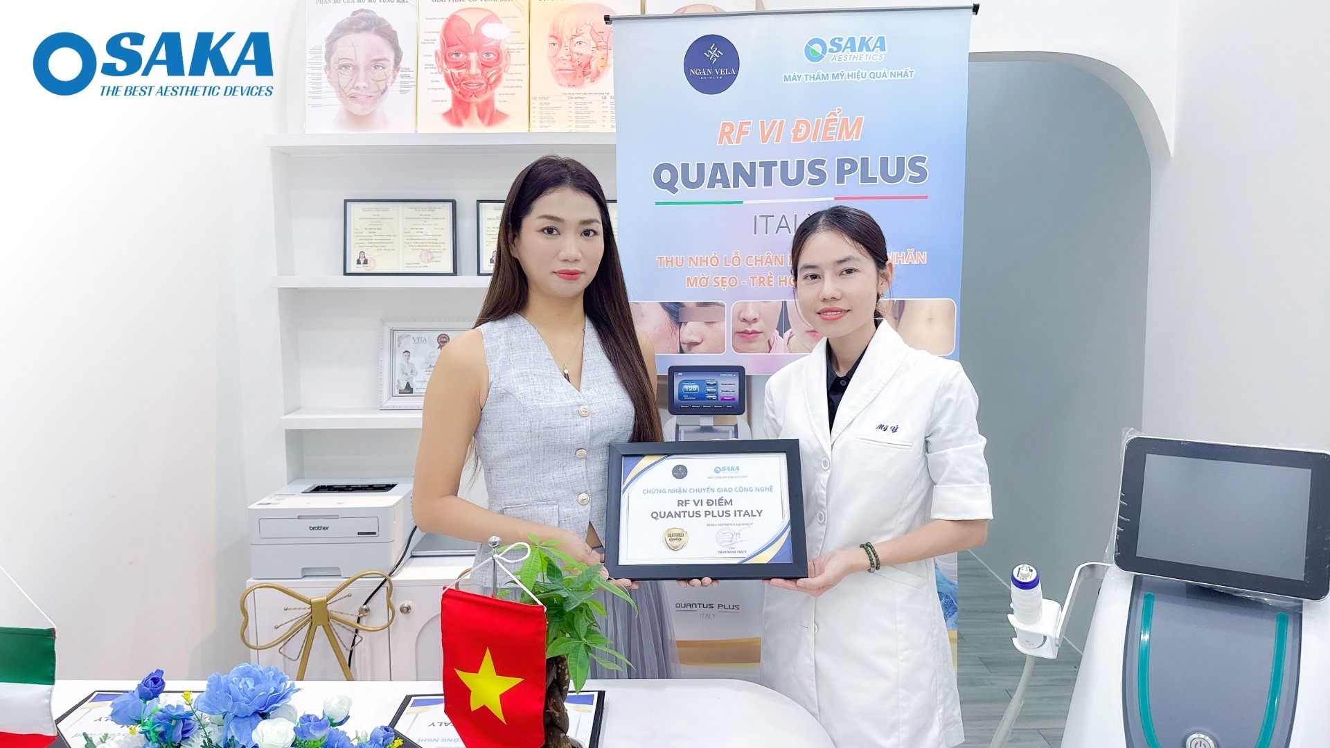 Ngân Vela Spa Nâng Cấp Liệu Trình Trẻ Hóa & Điều Trị Làn Da Với Công Nghệ RF Vi Điểm QUANTUS PLUS ITALY NGANVELA 9
