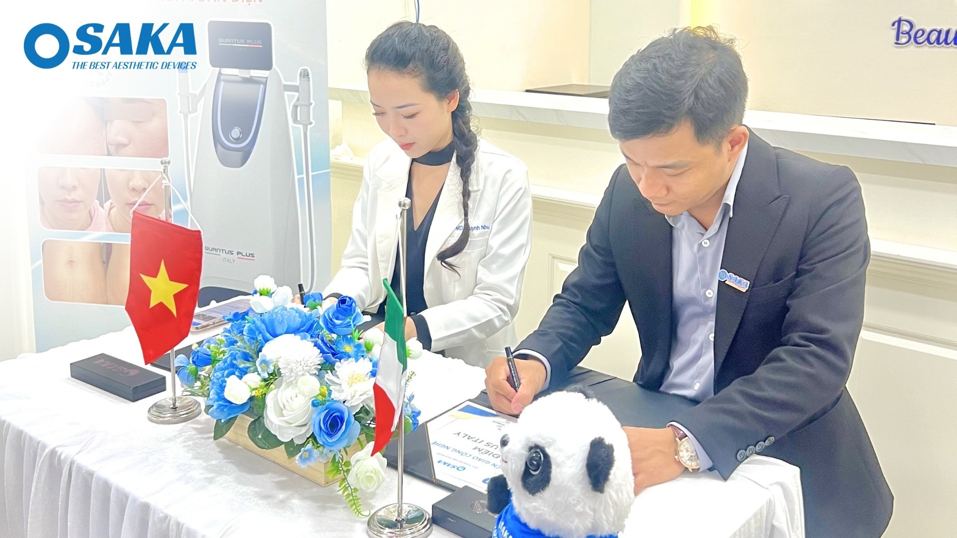 Đột Phá Công Nghệ Tái Tạo Da – OSAKA Chuyển Giao Hệ Thống RF VI ĐIỂM QUANTUS PLUS Đến THIỆN MỸ BEAUTY CENTER THAM MY THIEN MY 12