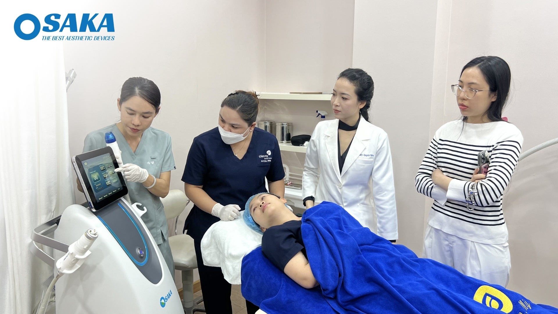 Đột Phá Công Nghệ Tái Tạo Da – OSAKA Chuyển Giao Hệ Thống RF VI ĐIỂM QUANTUS PLUS Đến THIỆN MỸ BEAUTY CENTER THAM MY THIEN MY 5