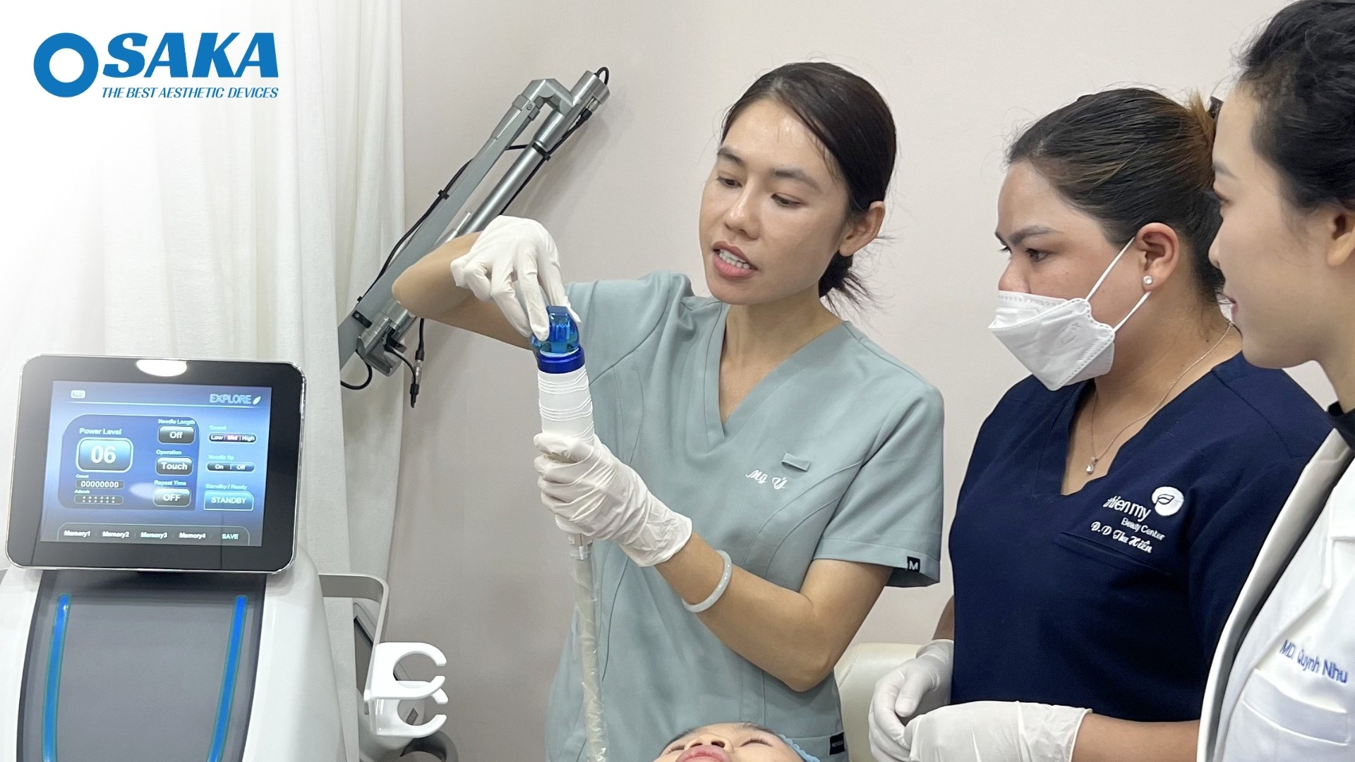 Đột Phá Công Nghệ Tái Tạo Da – OSAKA Chuyển Giao Hệ Thống RF VI ĐIỂM QUANTUS PLUS Đến THIỆN MỸ BEAUTY CENTER THAM MY THIEN MY 6