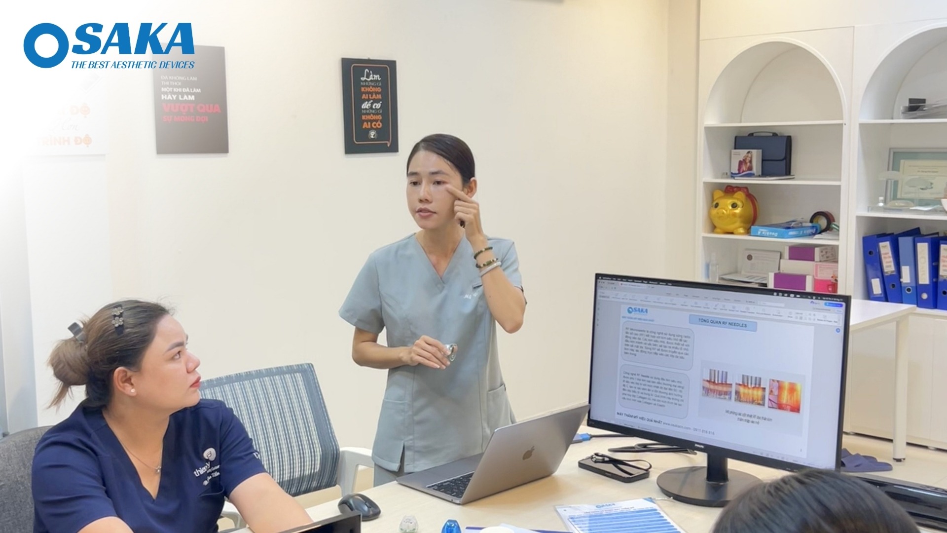 Đột Phá Công Nghệ Tái Tạo Da – OSAKA Chuyển Giao Hệ Thống RF VI ĐIỂM QUANTUS PLUS Đến THIỆN MỸ BEAUTY CENTER THAM MY THIEN MY 7