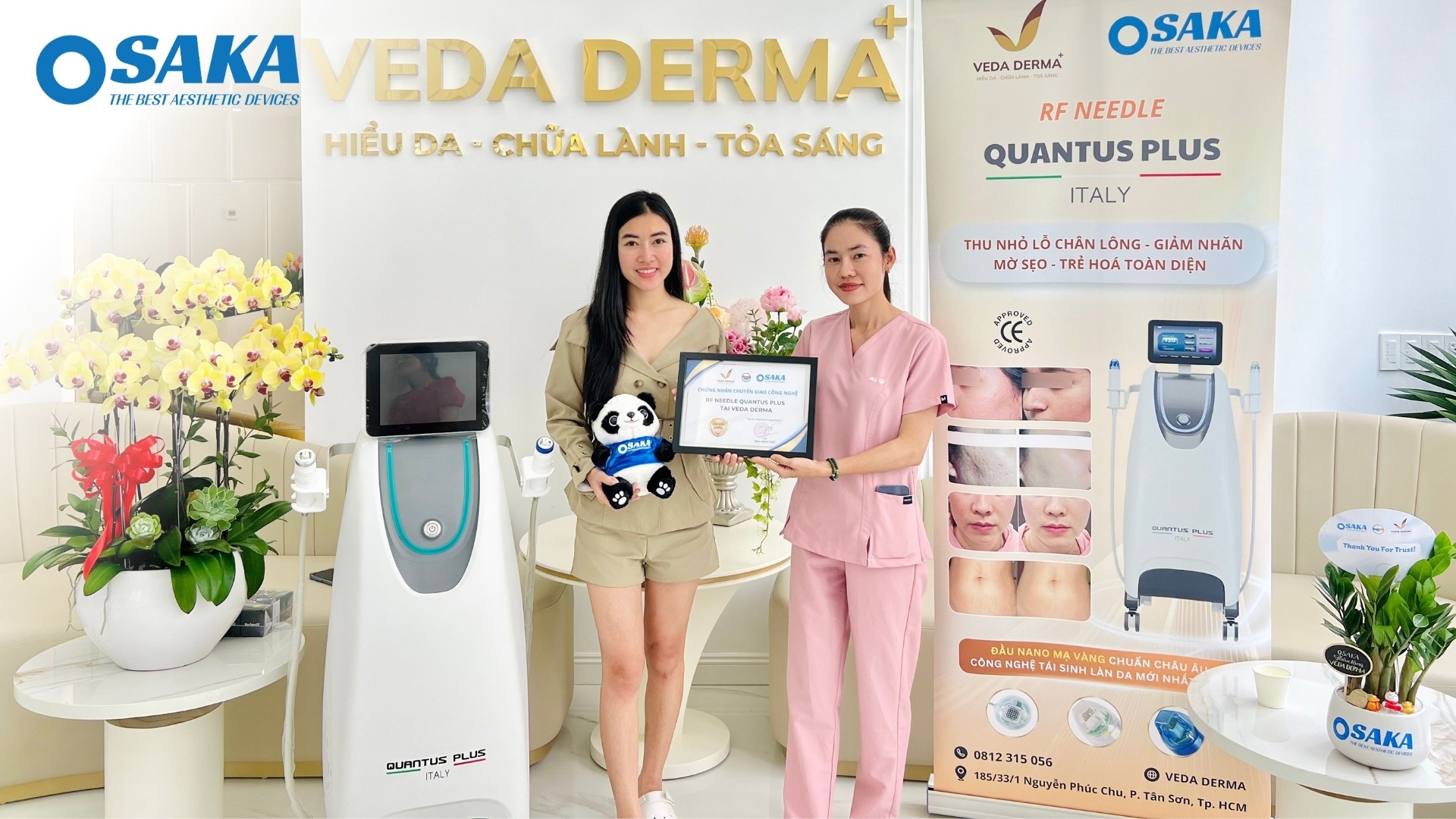 VEDA DERMA & Bước Tiến Nâng Tầm Chăm Sóc Da Toàn Diện Cùng Công Nghệ RF Needle Quantus Plus VEDA DERMA 4