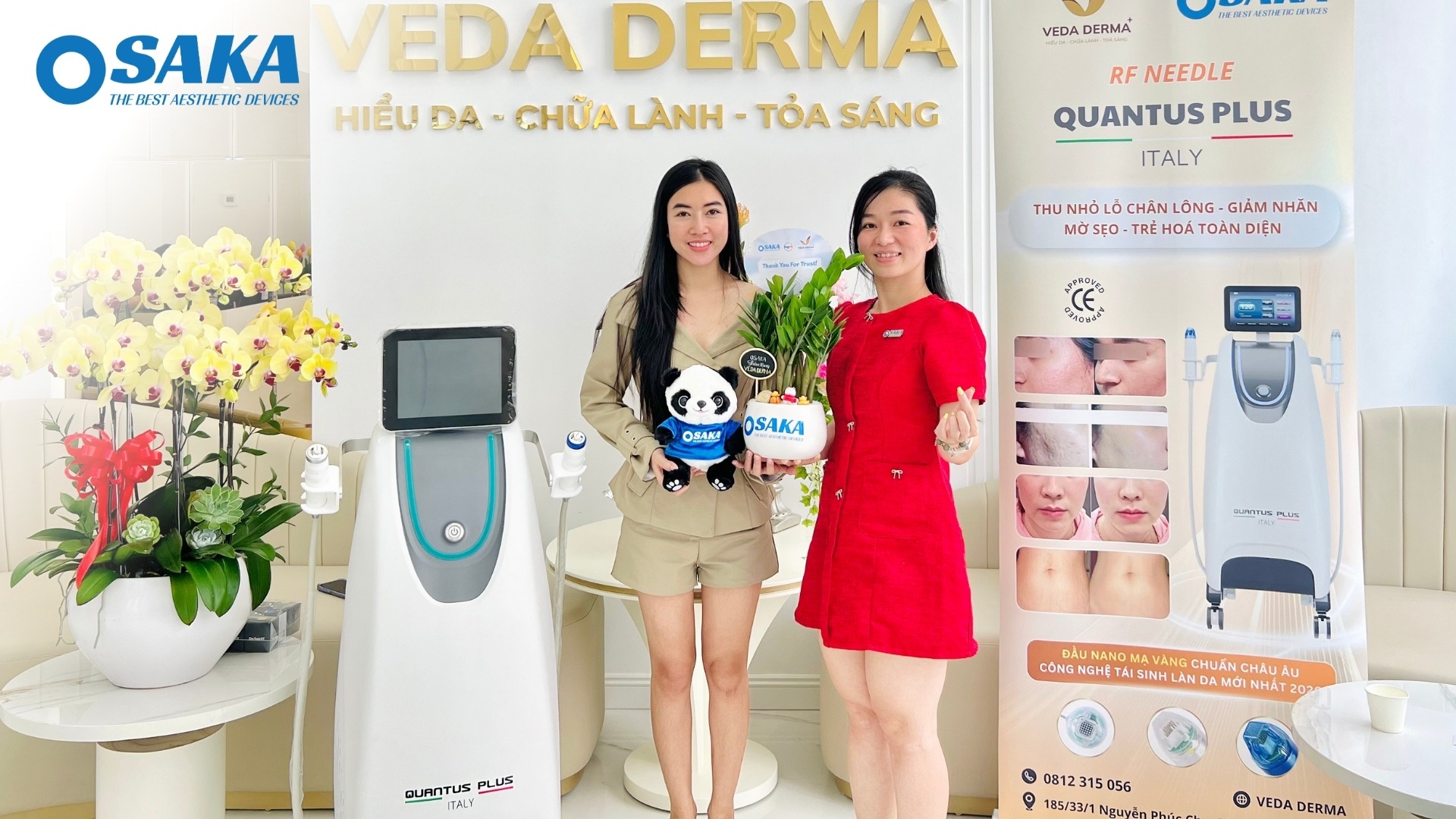 VEDA DERMA & Bước Tiến Nâng Tầm Chăm Sóc Da Toàn Diện Cùng Công Nghệ RF Needle Quantus Plus VEDA DERMA 5