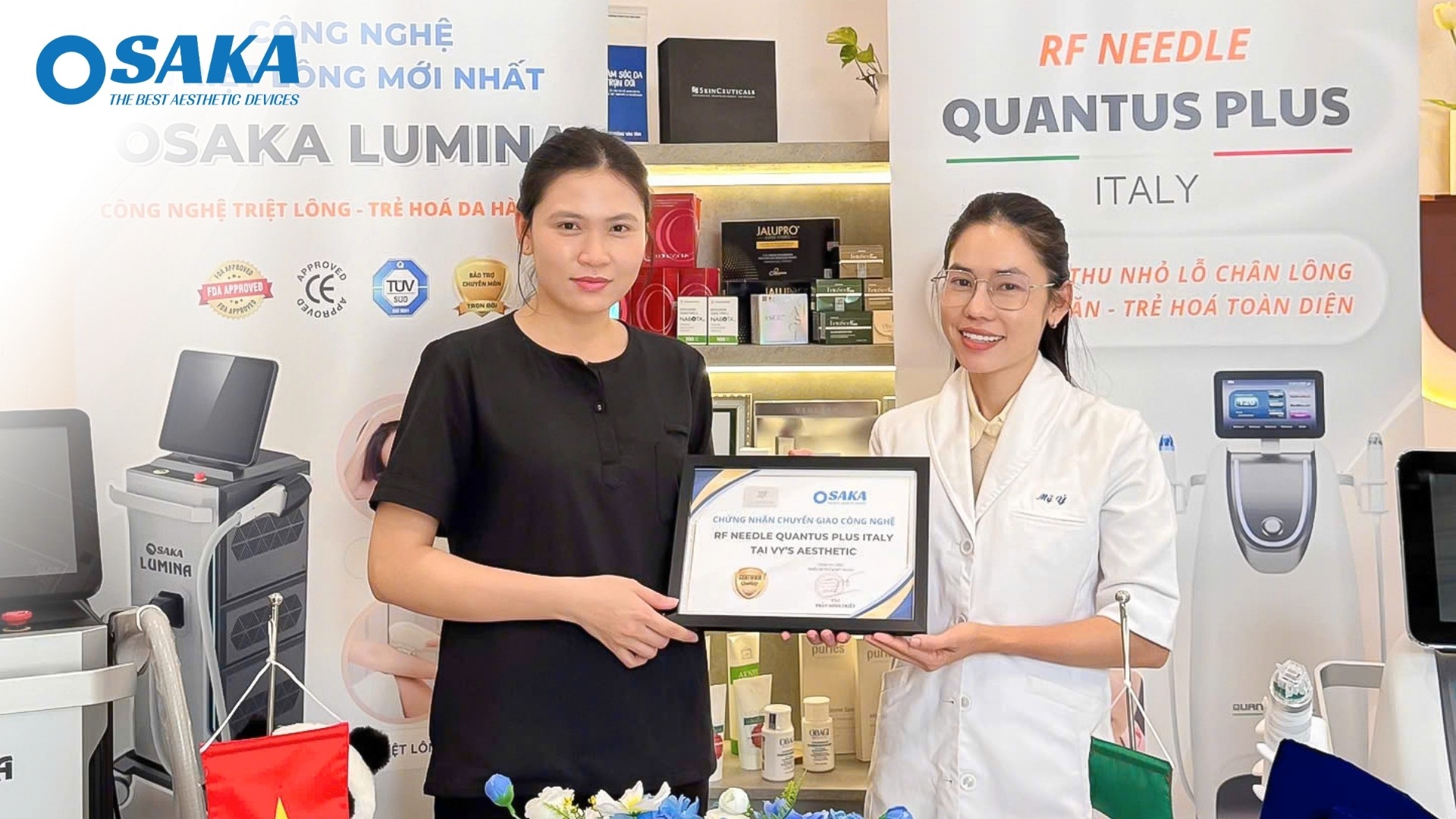 Đột Phá Tái Tạo Nền Da- OSAKA Chuyển Giao Công Nghệ RF NEEDLE QUANTUS PLUS ITALY Cho VY’S AESTHETICS Vys Aesthetics 7