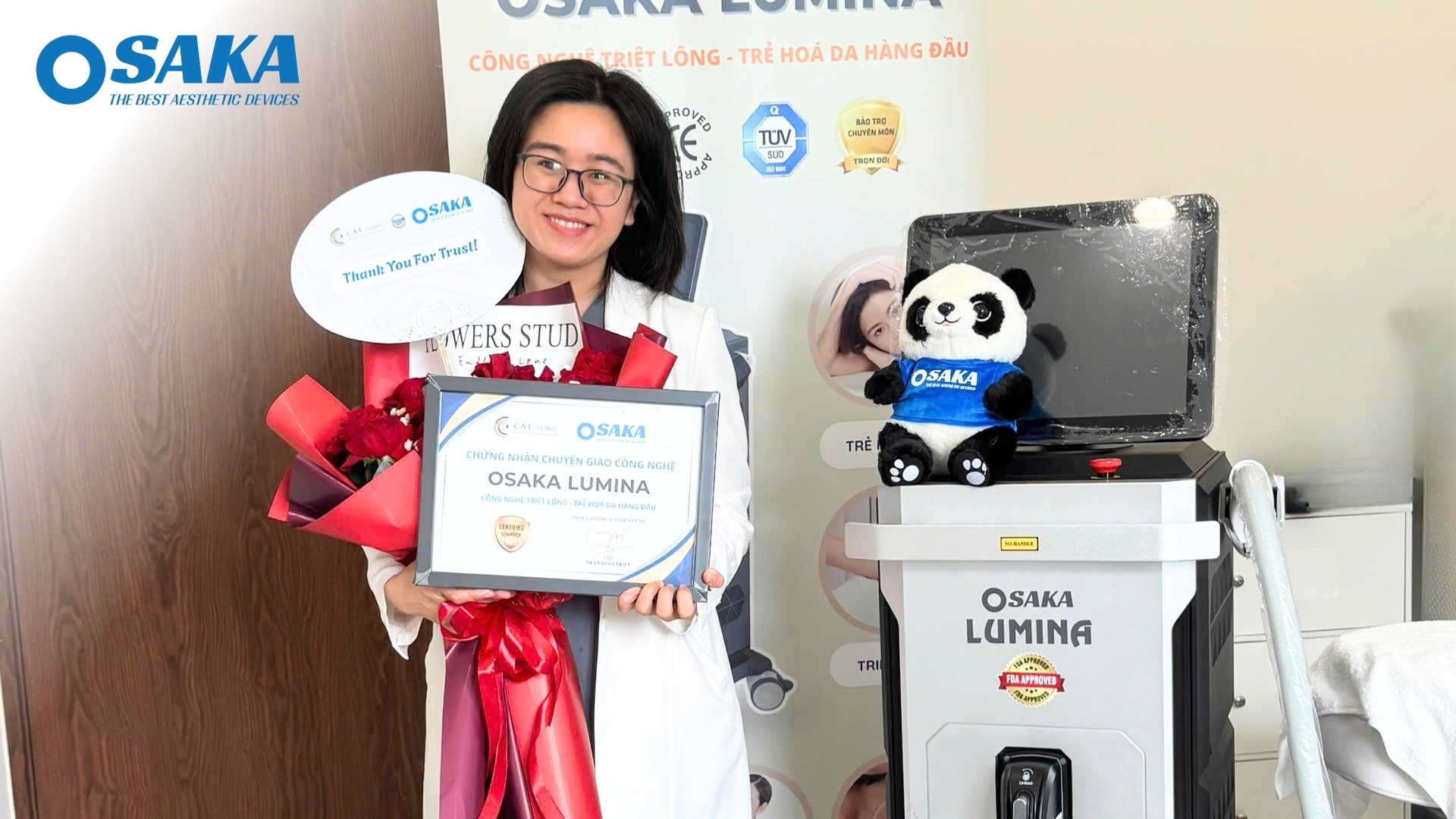 Cát Clinic Chuẩn Hóa Liệu Trình Y Khoa – Đột Phá Triệt Lông & Trẻ Hóa Da Với Siêu Công Nghệ OSAKA Lumina CAT CLINIC 2 1