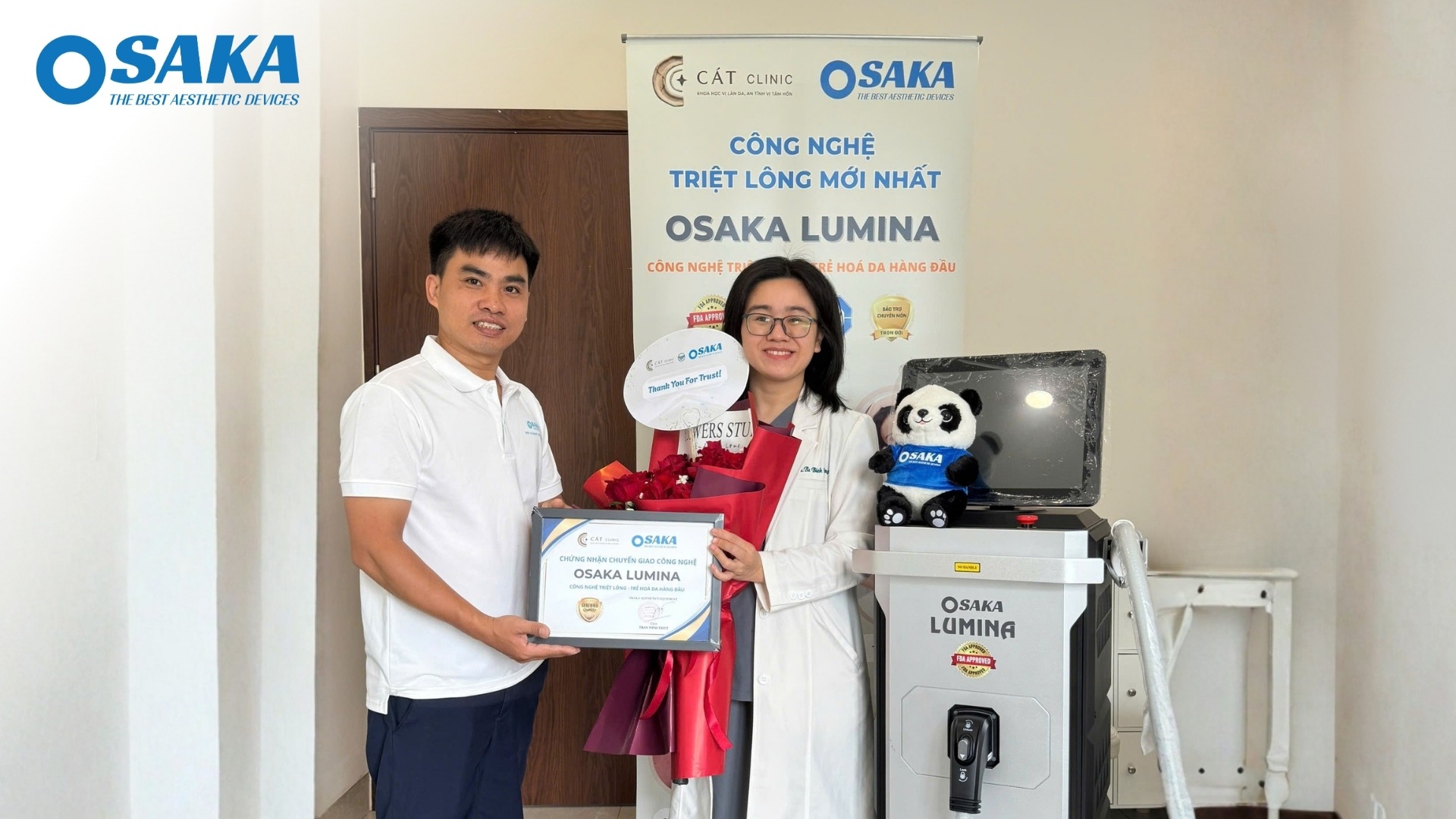 Cát Clinic Chuẩn Hóa Liệu Trình Y Khoa – Đột Phá Triệt Lông & Trẻ Hóa Da Với Siêu Công Nghệ OSAKA Lumina CAT CLINIC 2 2