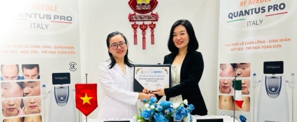 Định Hình Chuẩn Mực Trẻ Hóa Đa Tầng - OSAKA Chuyển Giao RF Needle Quantus Pro Italy Cho Cát Clinic CAT CLINIC 4