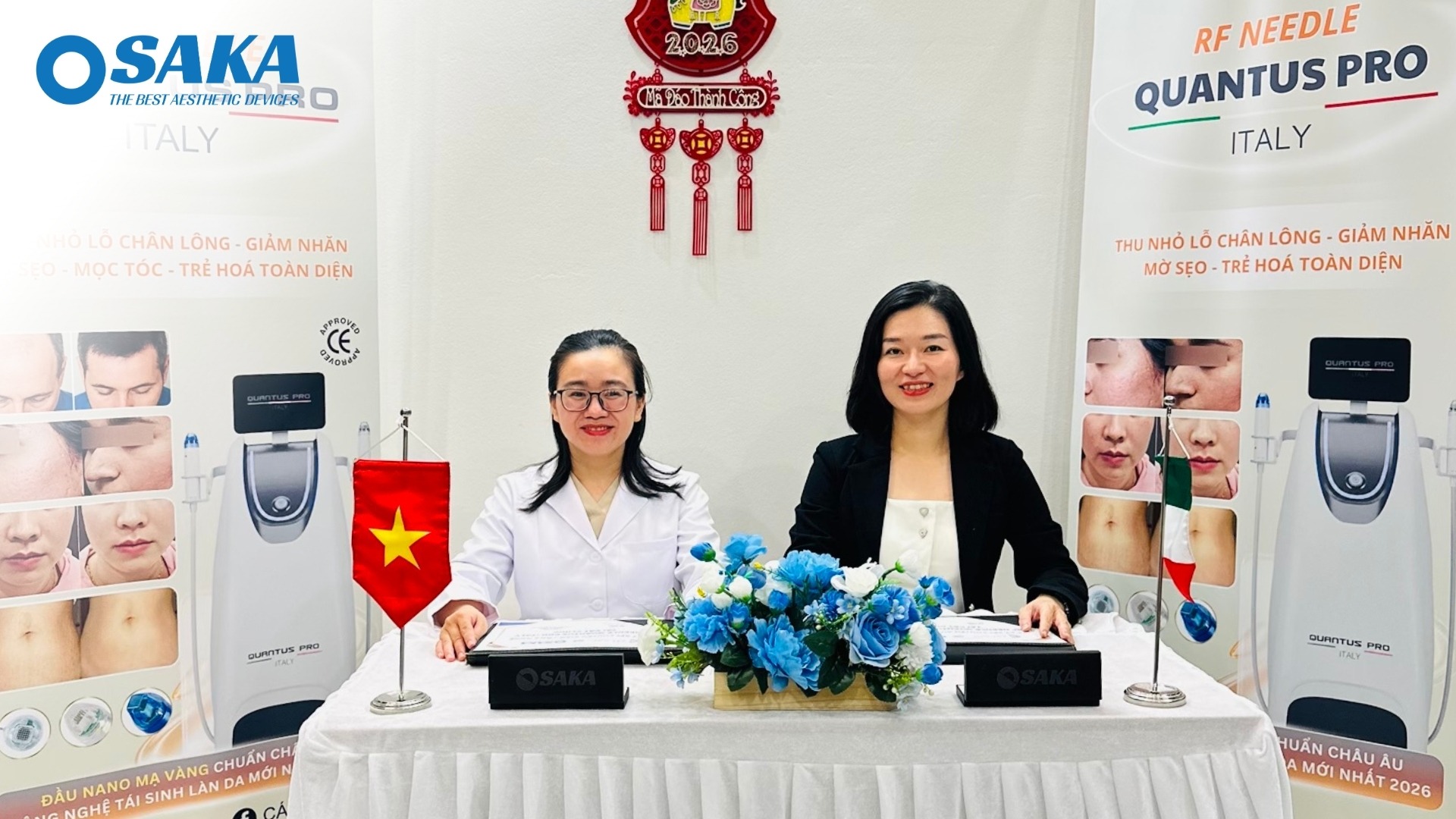 Định Hình Chuẩn Mực Trẻ Hóa Đa Tầng - OSAKA Chuyển Giao RF Needle Quantus Pro Italy Cho Cát Clinic CAT CLINIC 8