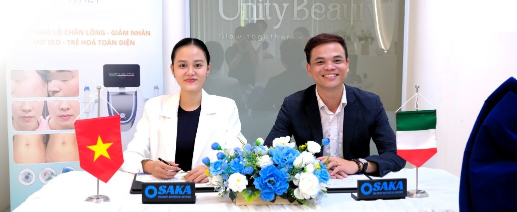 Khai Mở Kỷ Nguyên Trẻ Hóa Đa Tầng - OSAKA Chuyển Giao RF Needle Quantus Pro Italy Cho Phòng Khám Da Liễu Unity Beauty PKDL UNITY 4 1