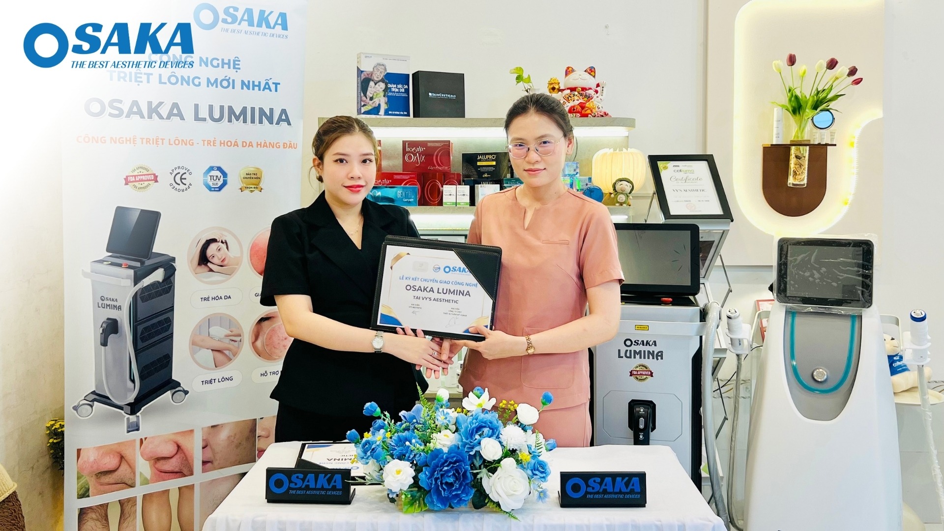 Vy’s Aesthetic Kiến Tạo Chuẩn Mực Thẩm Mỹ Mới – Đột Phá Triệt Lông & Trẻ Hóa Da Với OSAKA Lumina VyS AESTHETIC 5