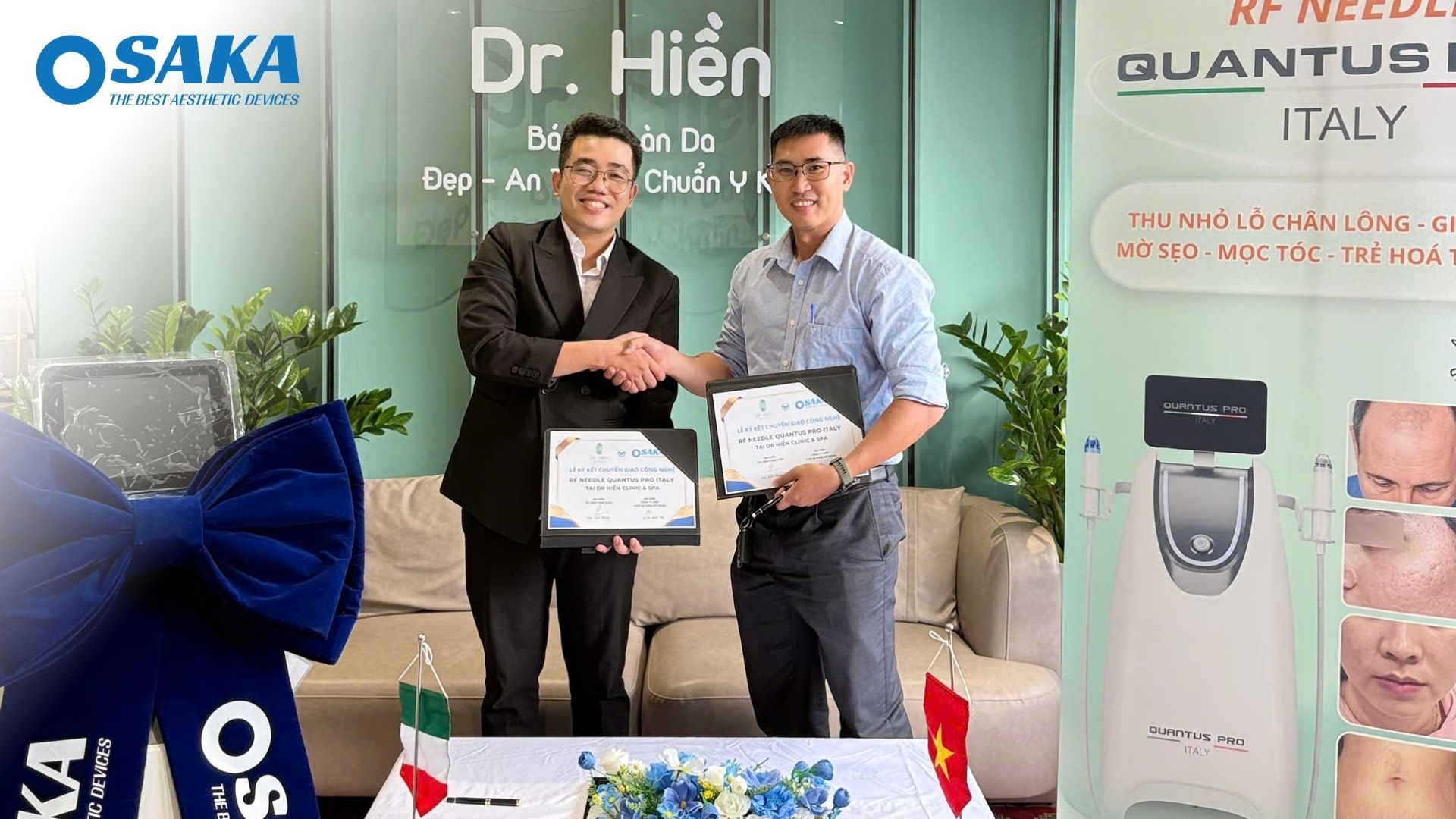 Dr Hiền Clinic & Spa Bứt Phá Công Nghệ – Nâng Tầm Chuẩn Mực Tái Tạo Cấu Trúc Da Với Siêu Công Nghệ RF Needle Quantus Pro Italy DR HIEN 4
