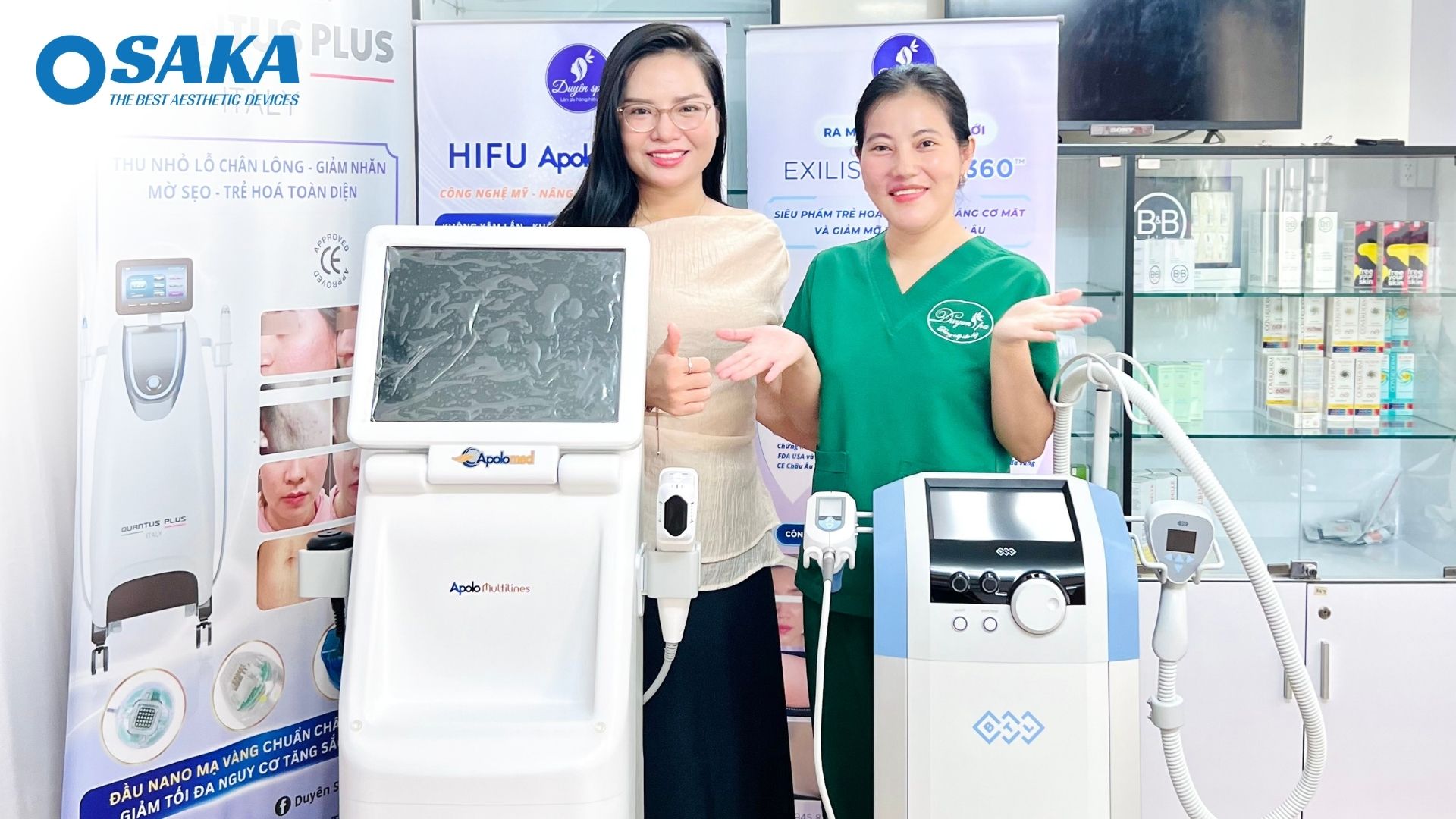 Duyên Spa (Mỹ Tho) Bứt Phá Tiêu Chuẩn Trẻ Hóa 360° – Chuyển Giao Song Hành Bộ Đôi Siêu Công Nghệ BTL Exilis Ultra 360 & HIFU Apolo Multilines DUYEN SPA 9