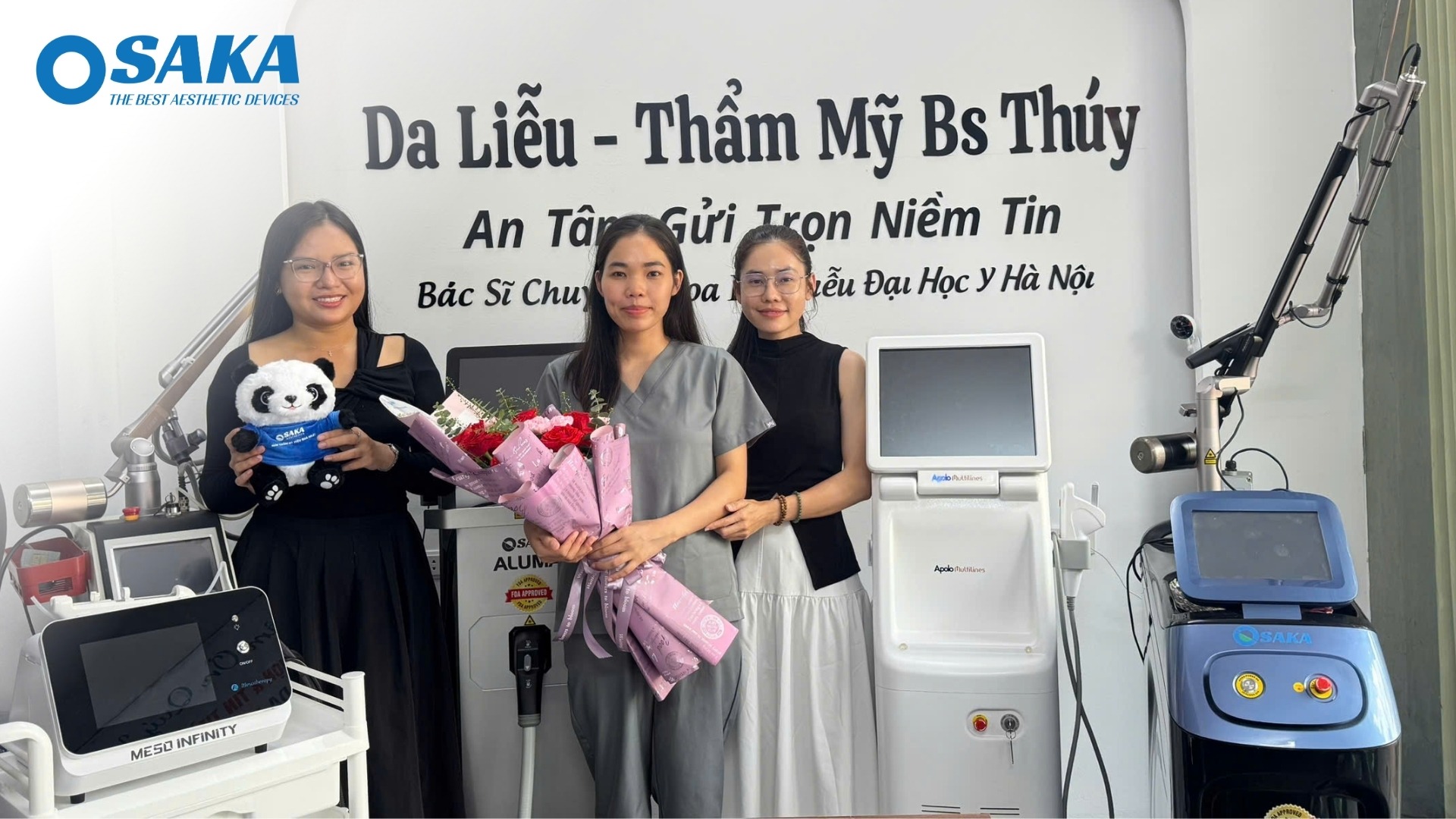 Phòng Khám Bác Sĩ Thúy (Bắc Ninh) Bứt Phá Công Nghệ Nâng Cơ Trẻ Hóa Tầng Sâu – Chuyển Giao Siêu Công Nghệ HIFU Apolo Multilines bs thuy
